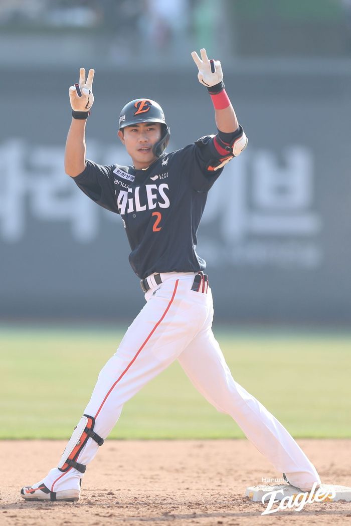 심우준이 친정팀에 비수를 꽂았다. 사진 | 한화 이글스