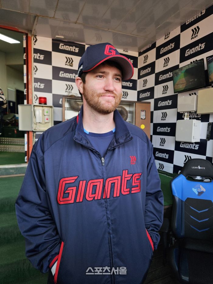 롯데 반즈가 인터뷰하고 있다. 사진 | 김동영 기자 raining99@sportsseoul.com