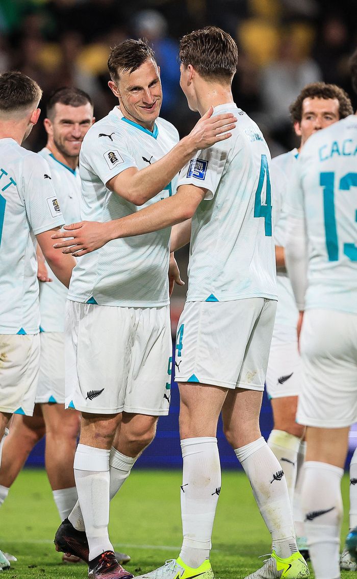 뉴질랜드의 간판 공격수 크리스 우드.  사진 | 오클랜드=AFP연합뉴스