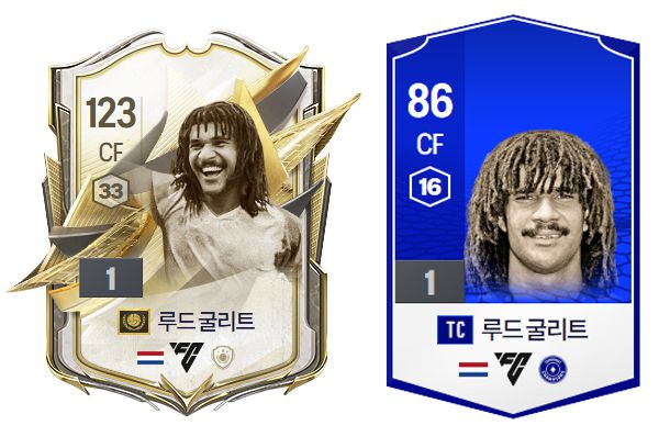 성능이 좋은 아이콘 더 모먼트 시즌 굴리트는 급여 33이다. 굴리트 중 가장 성능이 낮은 TC 시즌 굴리트는 급여 16이다. 최대 급여 275를 생각해 어떤 선수, 어떤 시즌을 쓸지 결정해야 한다. 사진 | 넥슨 홈페이지