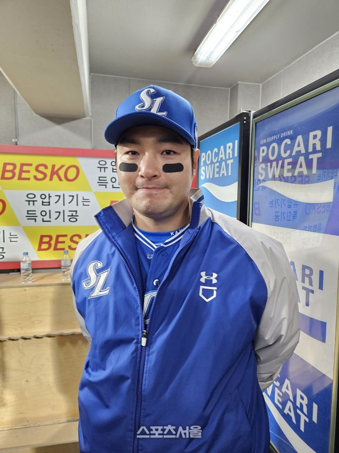 삼성 박병호가 2일 광주-기아 챔피언스 필드에서 열린 2025 KBO리그 KIA전 승리 후 인터뷰에 응했다. 광주 | 김동영 기자 raining99@sportsseoul.com