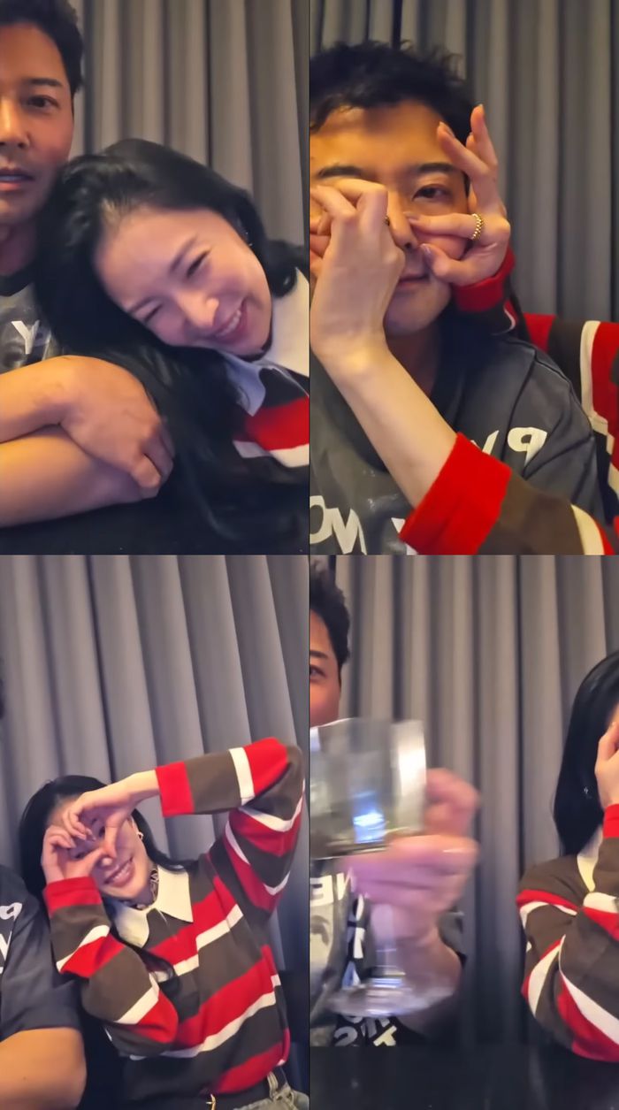 전현무-보아의 취중 라이브 방송. 전현무 인스타그램.