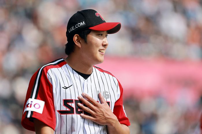 LG ‘토종 에이스’ 손주영도 ‘집중력’을 강조했다. 사진 | 연합뉴스