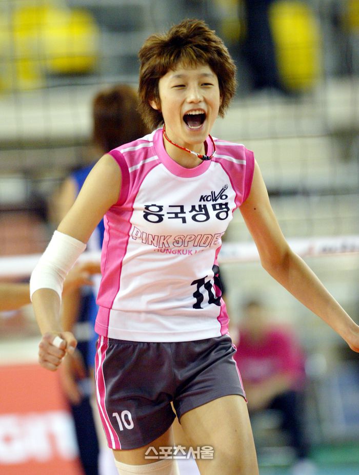 2005년 신인 시절의 김연경.천안 | 배우근기자