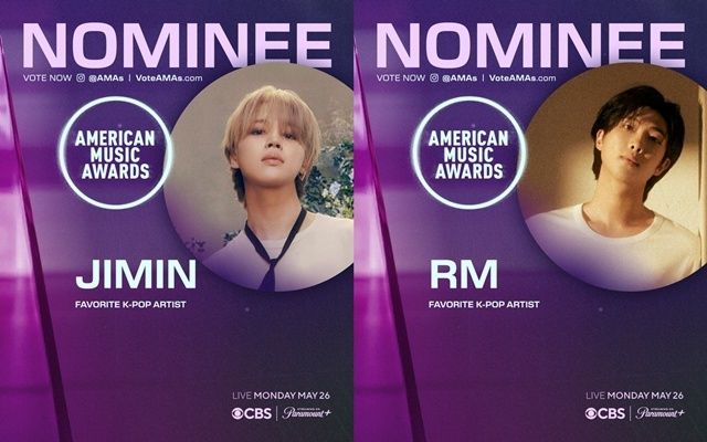 방탄소년단 지민, RM. 사진 | 2025 American Music Awards