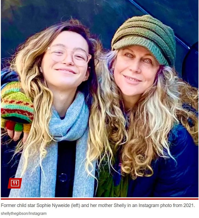 니웨이드와 그의 모친 셀리 깁슨. 뉴욕 포스트 캡처