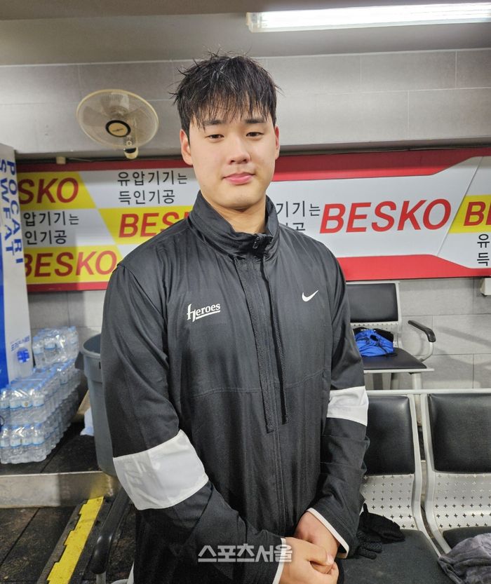 키움 정현우가 광주-기아 챔피언스 필드에서 열린 2025 KBO리그 KIA전에 선발 등판해 승리투수가 된 후 인터뷰에 응했다. 광주 | 김동영 기자 raining99@sportsseoul.com