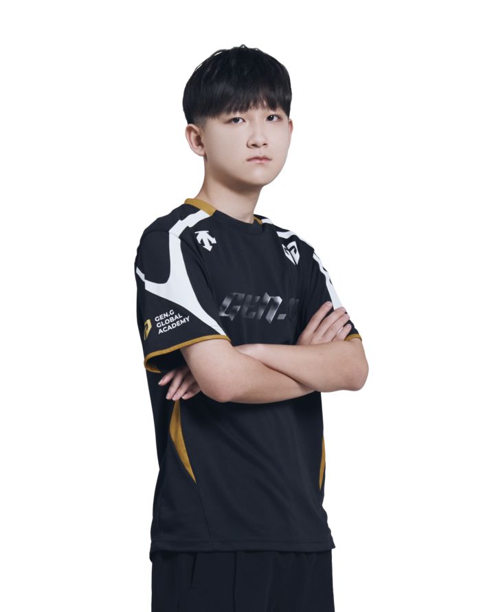 젠지 고원재는 26일 서울 잠실DN콜로세움에서 열리는 2025 FSL 스프링 16강에서 DN프릭스 배재성을 상대한다. 사진 | 넥슨