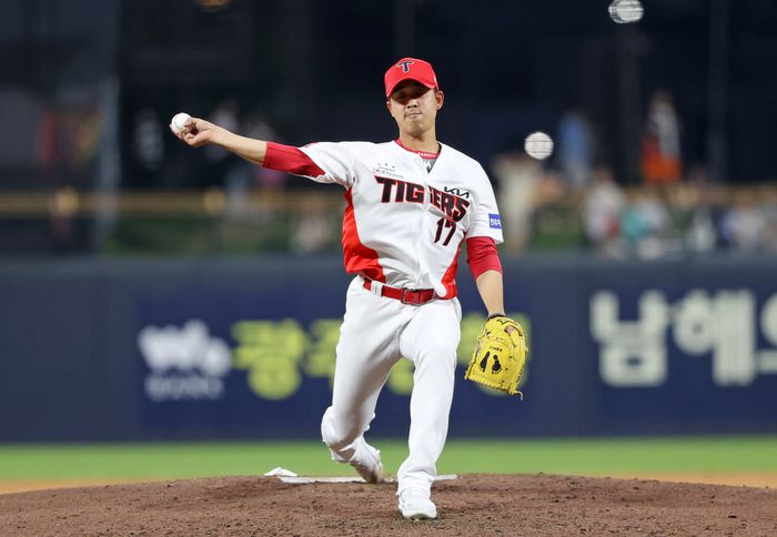 KIA 임기영은 2군에서 4점대 평균자책점으로 다소 아쉬운 성적을 기록 중이다.  사진 | KIA 타이거즈