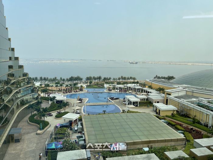 오카다리조트 객실에서 바라본 마닐라베이. 마닐라 | 원성윤 기자 socool@sportsseoul.com