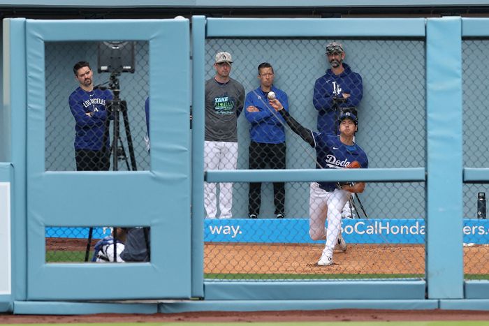 투수로 재활 과정을 밟고 있는 오타니 쇼헤이. 사진 | LA=AFP연합뉴스