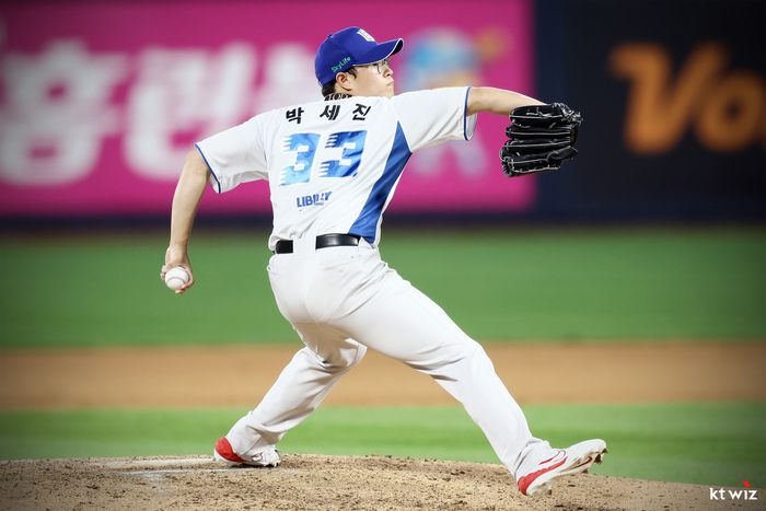 트레이드를 통해 KT를 떠나 롯데로 이적한 박세진. 사진 | KT 위즈