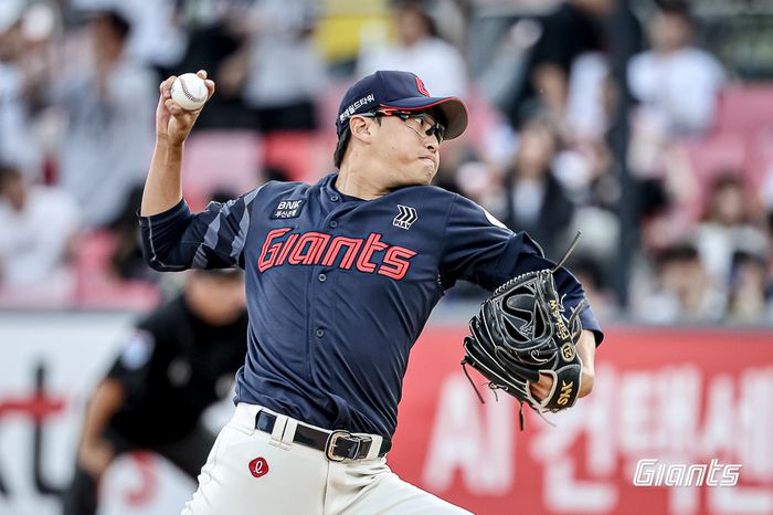 박세웅이 투구에 임하고 있다. 사진 | 롯데 자이언츠