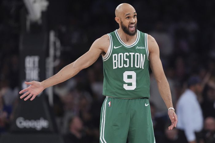 데릭 화이트가 활짝 웃고 있다. 사진 | AP 연합뉴스