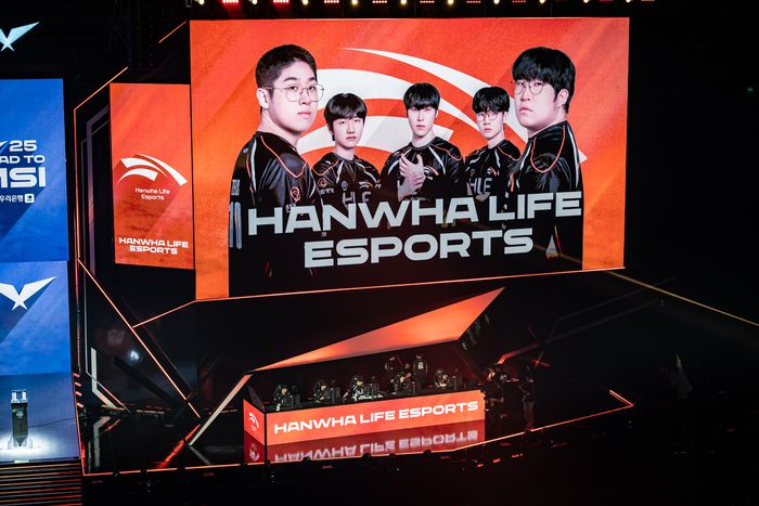한화생명e스포츠 선수단. 사진 | LCK