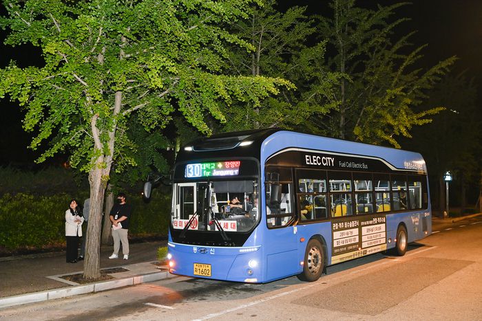 원주시 최초로 운행하는 심야버스_대학N버스.  사진|원주시청