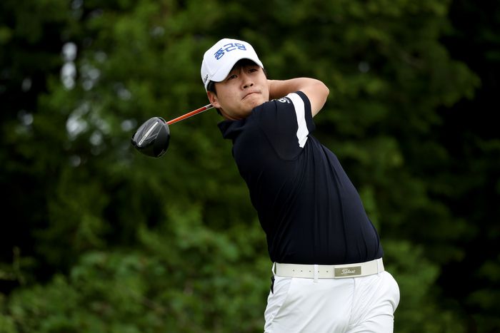 김민규가 19일부터 나흘간 양산 에이원CC에서 열리는 KPGA 선수권 우승 도전에 나선다. 사진 | KPGA
