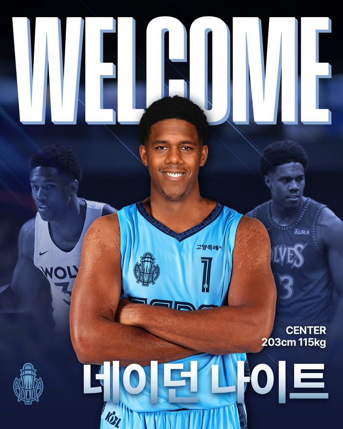 소노는 다재다능한 플레이로 미국 NBA와 중국 CBA에서 활약했던 빅맨 네이던 나이트를 영입했다. 사진 | 고양 소노