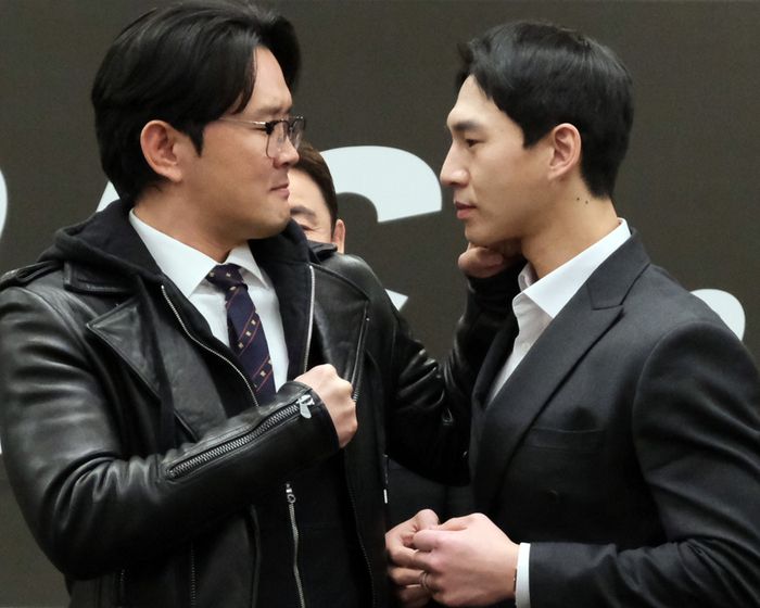 윤형빈과 밴쯔(오른쪽). 사진 | 로드FC