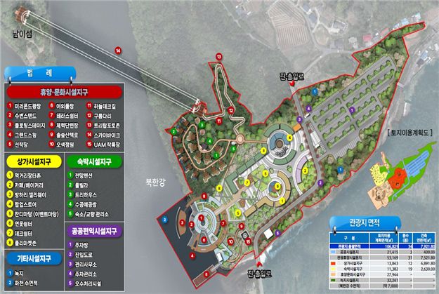 방하리관광지 기본계획(안)  사진|춘천시청