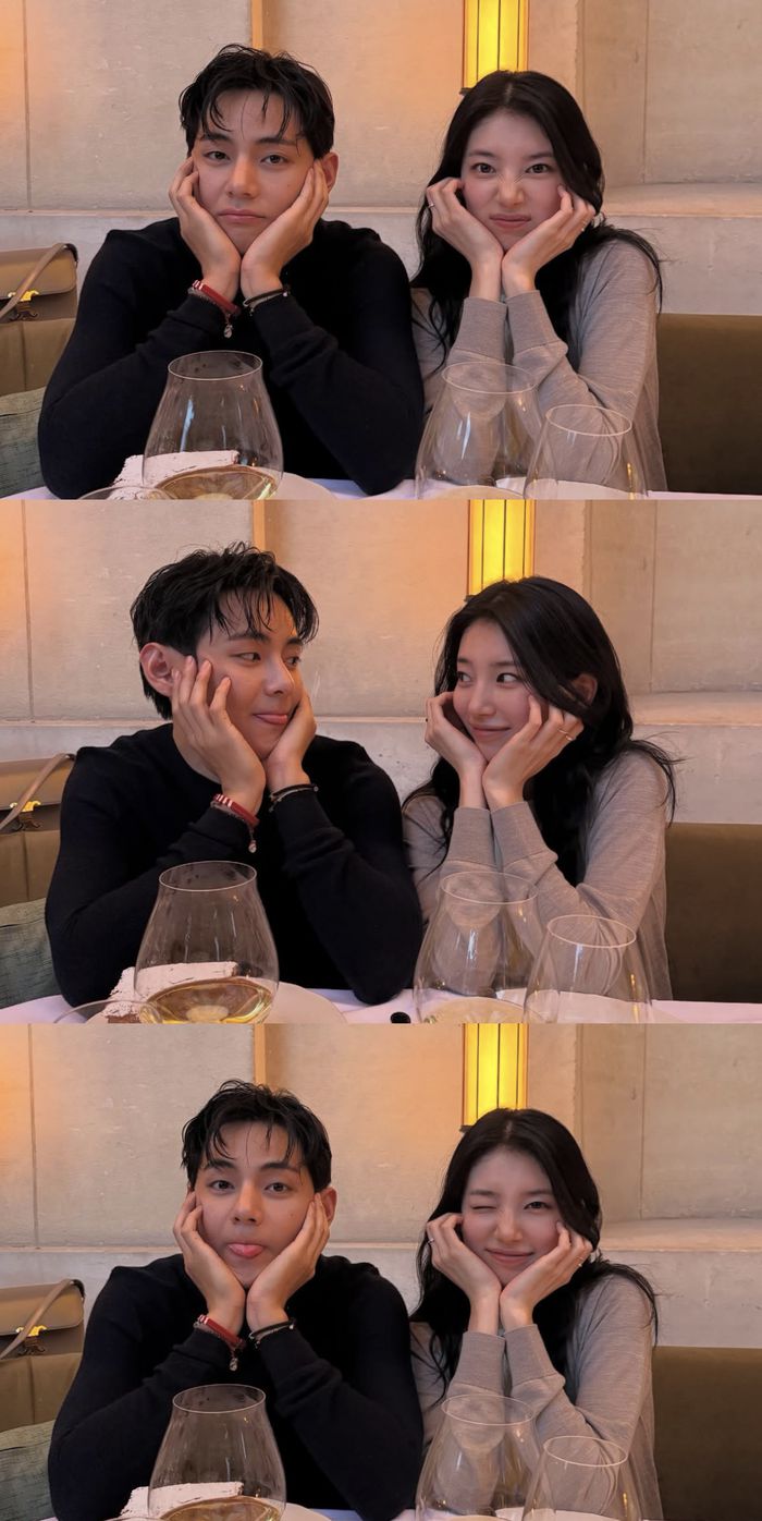 뷔-수지. 수지 인스타그램.