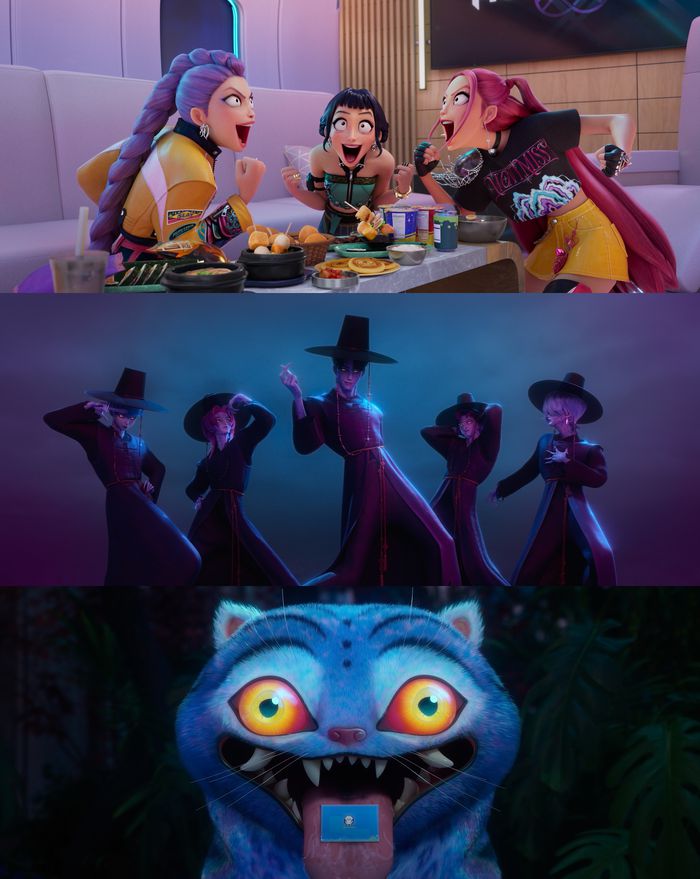 애니메이션 ‘케이팝 데몬 헌터스’. 사진| 넷플릭스