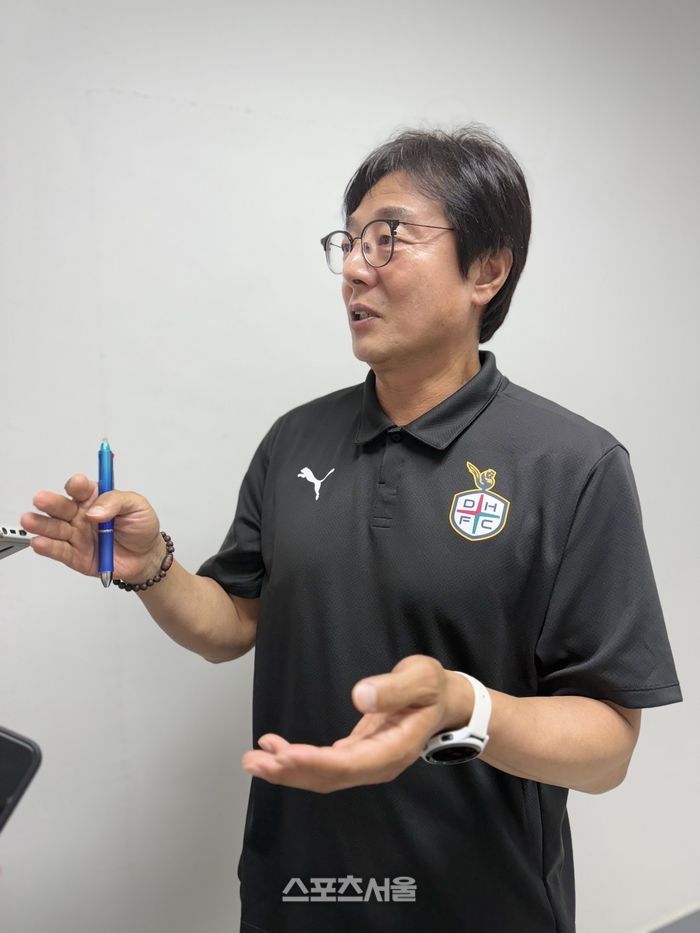 대전 황선홍 감독.강릉 | 정다워 기자