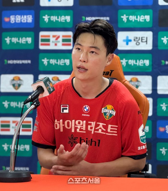 강원 공격수 김건희.강릉 | 정다워 기자