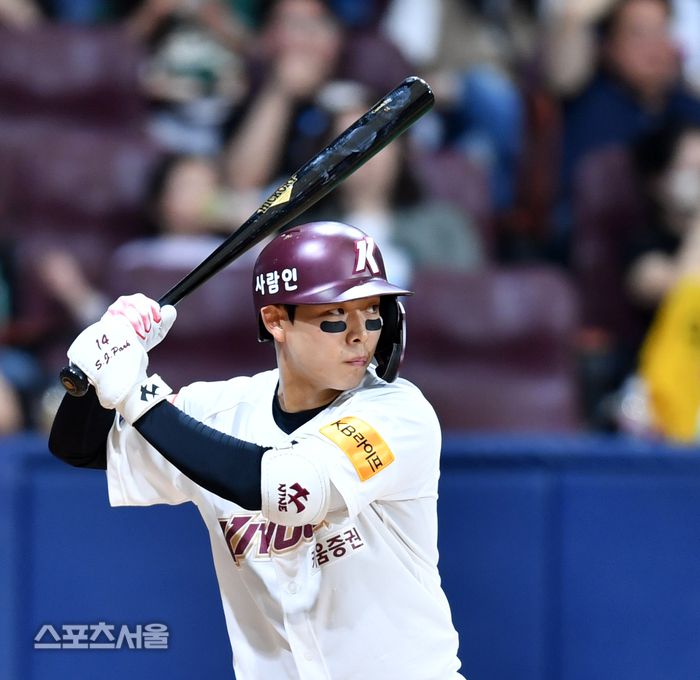 키움 8번타자 박수종이 SSG랜더스전 6회말 1사 1루 타석에 서 있다. 2024.05.19. 스포츠서울DB