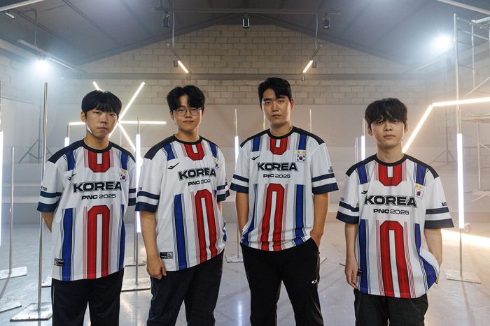 한국이 27일 서울 올림픽공원 핸드볼경기장에서 열린 2025 PNC 파이널 스테이지 3일차에서 105점으로 8위를 기록했다. 사진 | 크래프톤