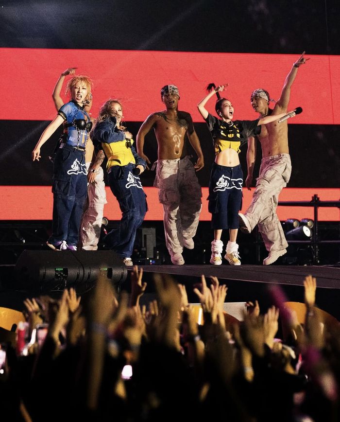 2NE1 워터밤 부산 공연. 산다라박 인스타그램.