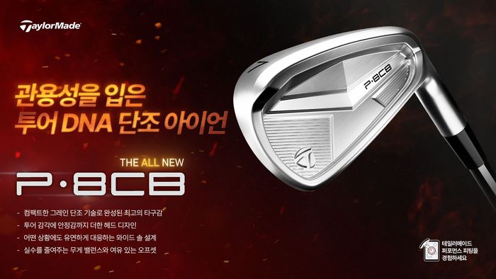 P·8CB 아이언 메인 이미지. 사진 | 테일러메이드