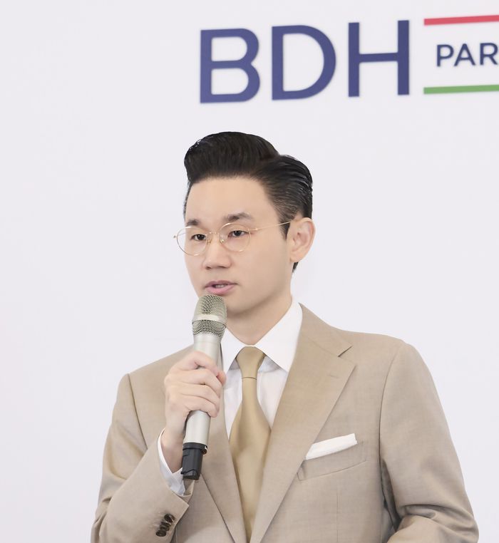 BDH재단 배동현 이사장이 지난 6월16일 IPC 위원장 선거 출마를 선언하고 있다. 사진 | 대한장애인체육회