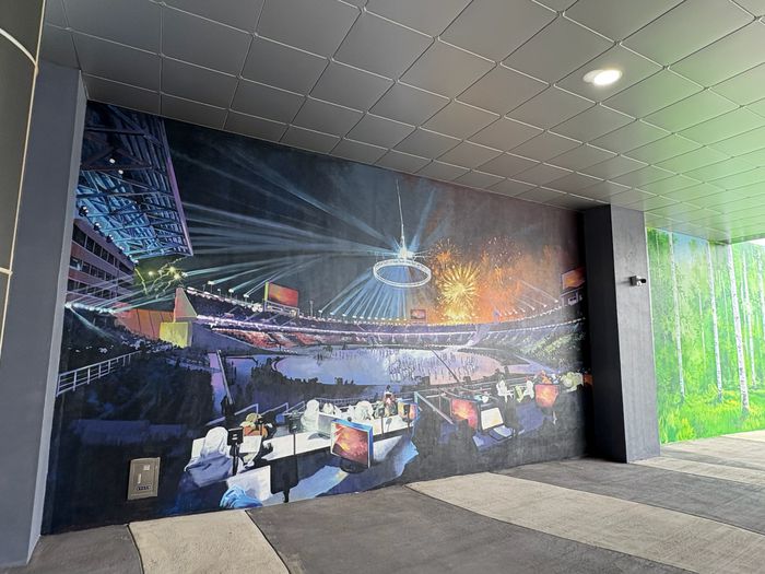 평창올림픽플라자 벽화.  사진|평창군청