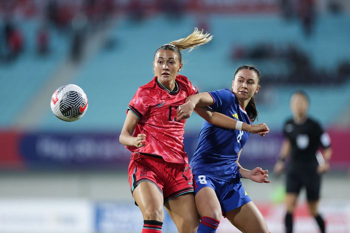 케이시 유진 페어. 사진 | 대한축구협회