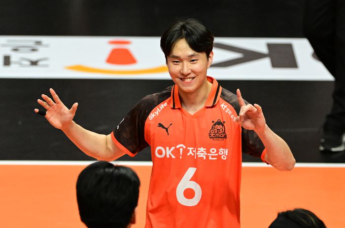 OK저축은행 이민규. 사진 | 한국프로배구연맹