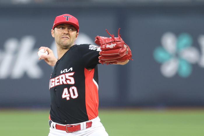 네일이 투구에 임하고 있다. 사진 | KIA 타이거즈