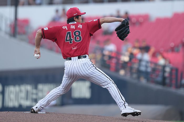 KIA 이의리가 역투하고 있다. 사진 | KIA 타이거즈