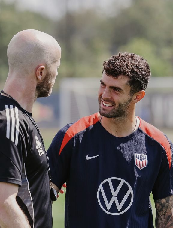 풀리식(오른쪽). 사진 | 미국축구연맹 SNS