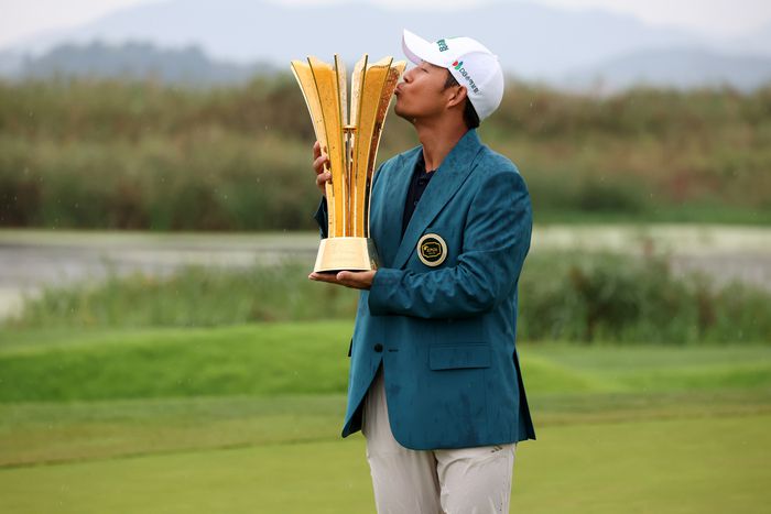 문도엽이 7일 전남 영암 골프존카운티 영암45 카일필립스 코스에서 열린 KPGA 투어 파운더스컵 최종 라운드에서 우승을 차지했다. 사진 | KPGA