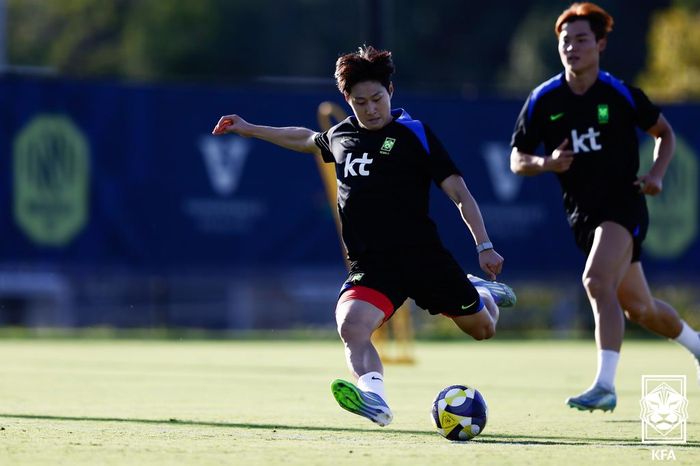 훈련하는 이강인. 사진 | 대한축구협회