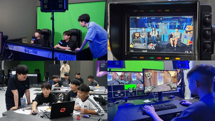 마포구 지역 중학생들이 ‘e스포츠를 넘어 미래를 열다!’ 프로그램에 참여하고 있다. 사진 | 한국e스포츠협회