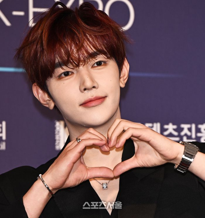 장하오가 한 시상식에서 포토월을 소화하고 있다. 이주상기자 rainbow@sportsseoul.com