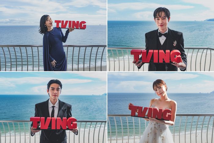 (왼쪽 위부터) 김유정, 김영대, 이열음, 김도훈. 사진 | 티빙