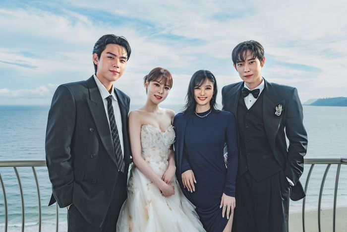 (왼쪽부터) 김도훈, 이열음, 김유정, 김영대. 사진 | 티빙