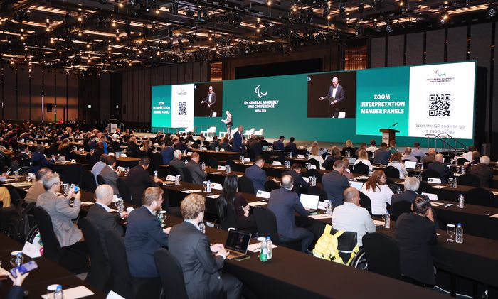 24일 열린 IPC 컨퍼런스 현장. 사진 | 대한장애인체육회