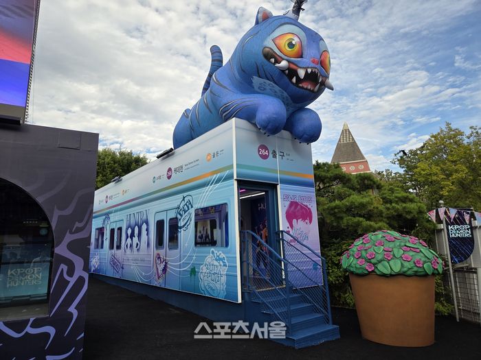 ‘케데헌’ 굿즈샵. 용인 | 원성윤 기자 socool@sportsseoul.com