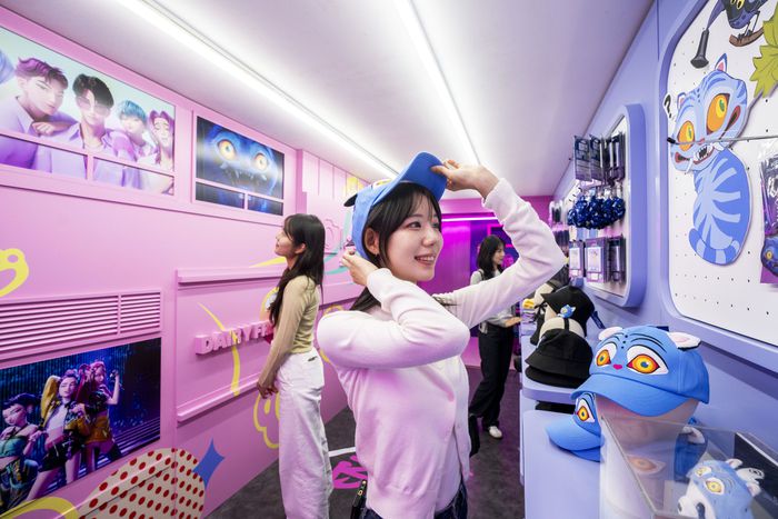 ‘케데헌’ 굿즈샵. 사진 | 에버랜드