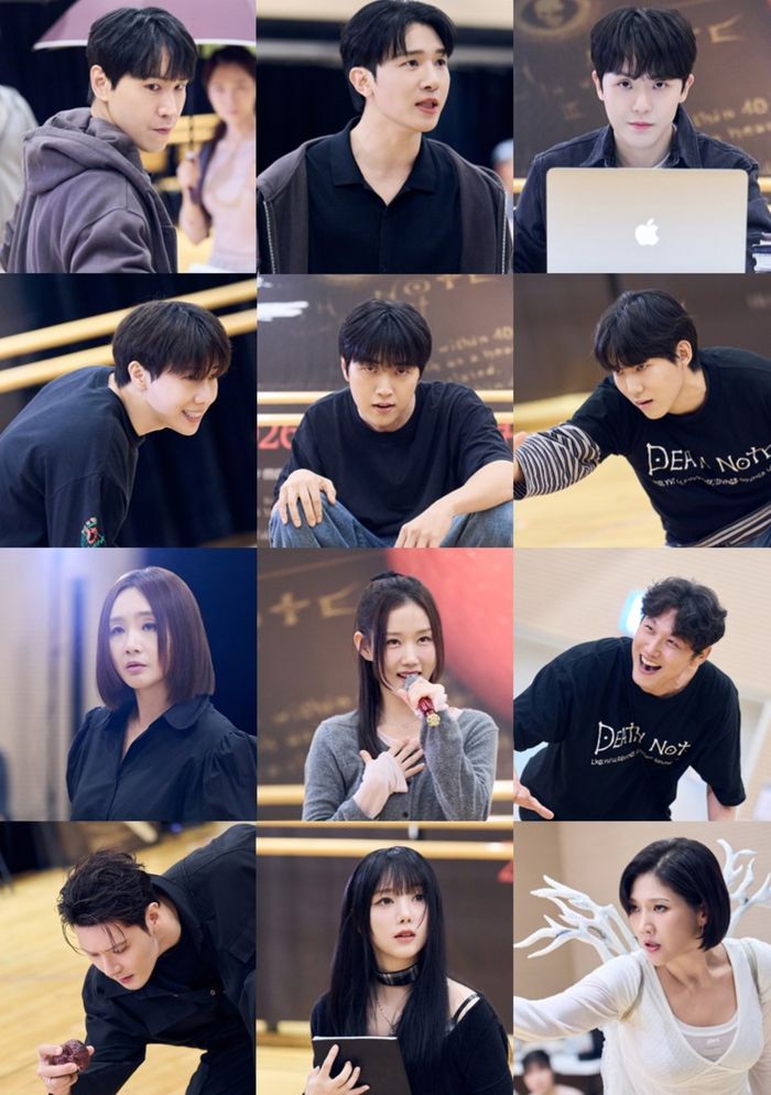 뮤지컬 ‘데스노트’ 연습 현장. 사진ㅣ오디컴퍼니