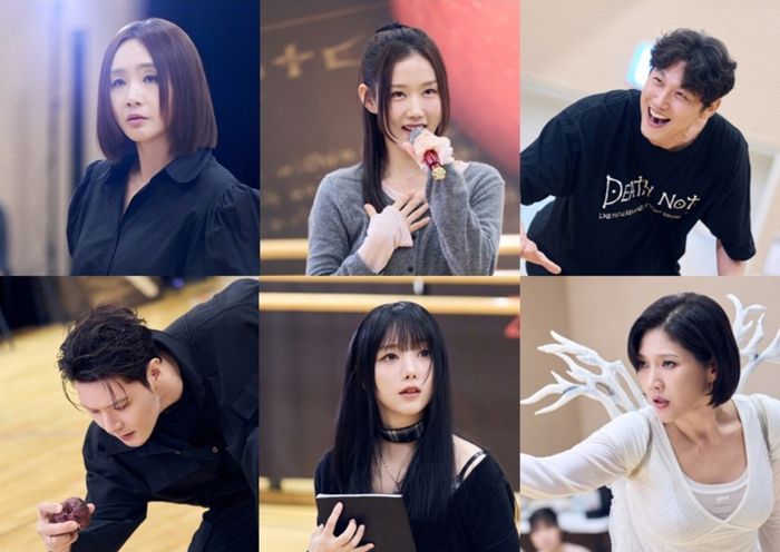 뮤지컬 ‘데스노트’의 매력을 극대화하는 (왼쪽 위부터) 이영미, 최서연, 양승리, 임정모, 케이, 장은아가 개막을 앞두고 있다. 사진 | 오디컴퍼니㈜